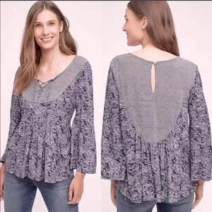 NWT Anthropologie Akemi + Kin Paisley Tunic Purple​​